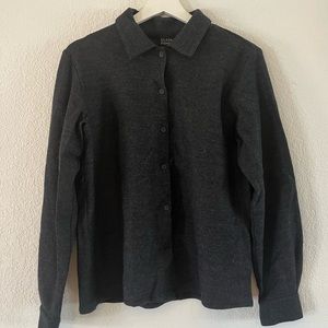 Eileen Fisher Wool button down top